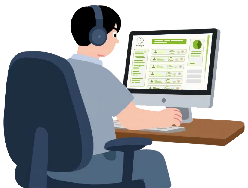 Illustration interface de l'outil de gestion SAGA