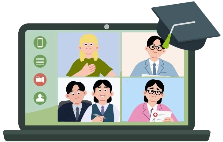 Illustration formation en visioconférence